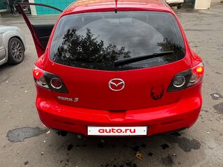2007 Mazda 3 I (BK) Рестайлинг, красный, 499999 рублей, вид 4