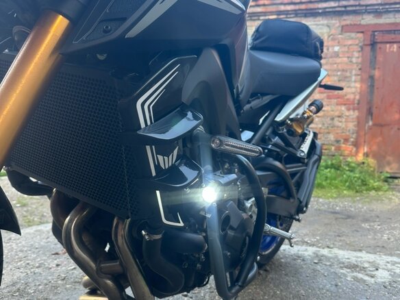 2019 Yamaha MT-09 (FZ-09), синий, 950000 рублей - вид 9
