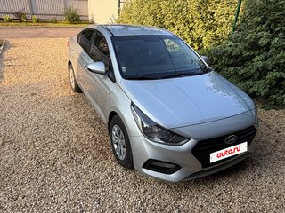 2017 Hyundai Solaris II, серебристый, 1150000 рублей, вид 4