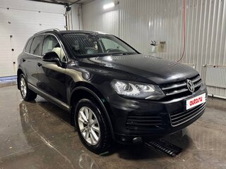 2012 Volkswagen Touareg II, чёрный, 1800000 рублей, вид 5