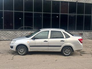 2013 Lada (ВАЗ) Granta I, серебристый, 299000 рублей, вид 4