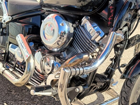 1999 Yamaha XVS400 Drag Star, чёрный, 330000 рублей - вид 28