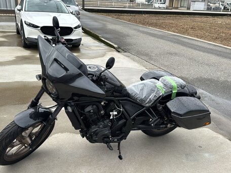 2024 Honda CMX 1100 Rebel, чёрный, 1350000 рублей, вид 2