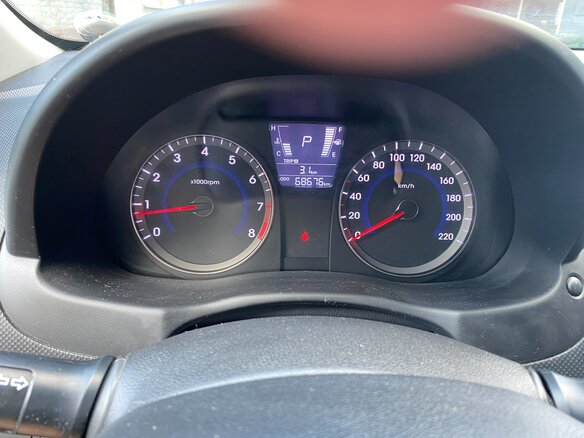 2012 Hyundai Solaris I, бежевый - вид 6