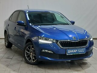 2022 Skoda Rapid II, синий, 1950000 рублей, вид 3