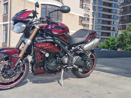 2014 Triumph Speed Triple, красный, 650000 рублей, вид 3