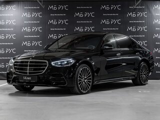 2024 Mercedes-Benz S-Класс 500 Long 4MATIC VII (W223), чёрный, 24351779 рублей, вид 1