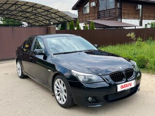 2007 BMW 5 серии 530xd V (E60/E61) Рестайлинг, чёрный, 1500000 рублей, вид 4