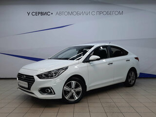 2017 Hyundai Solaris II, белый, 1350000 рублей, вид 1