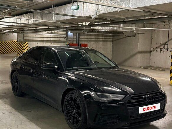 2019 Audi A6 45 TFSI V (C8), чёрный, 3550000 рублей