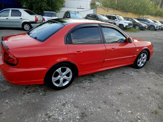 2005 Hyundai Sonata ТагАЗ IV (EF) Рестайлинг, красный, 255000 рублей, вид 2
