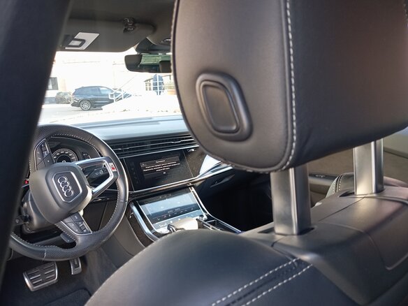 2019 Audi Q8 45 TDI I (4M), чёрный, 6700000 рублей - вид 7