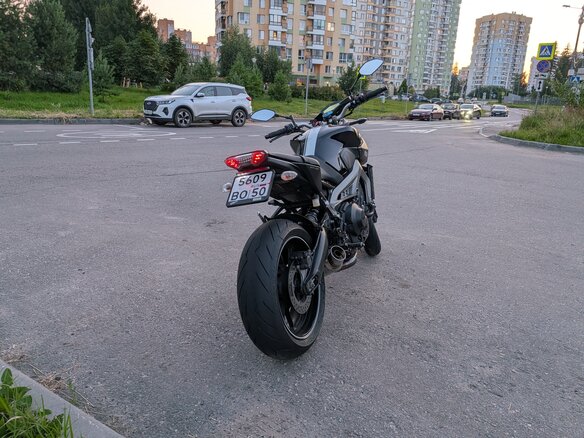 2015 Yamaha MT-09 (FZ-09), фиолетовый, 680000 рублей - вид 3