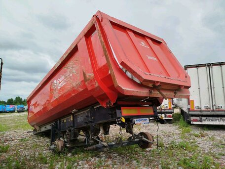 2024 Grunwald Полуприцеп самосвальный, красный, 1768500 рублей, вид 3