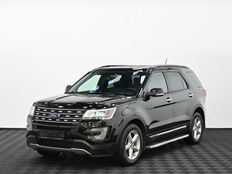 2017 Ford Explorer V Рестайлинг, чёрный, 1965000 рублей, вид 3