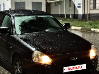 2008 Lada (ВАЗ) Priora I, чёрный, 265000 рублей, вид 3