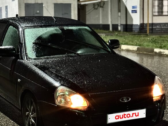 2008 Lada (ВАЗ) Priora I, чёрный, 245000 рублей - вид 1