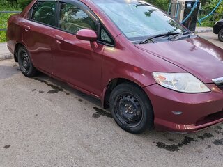 2005 Honda Fit Aria, красный, 320000 рублей, вид 2