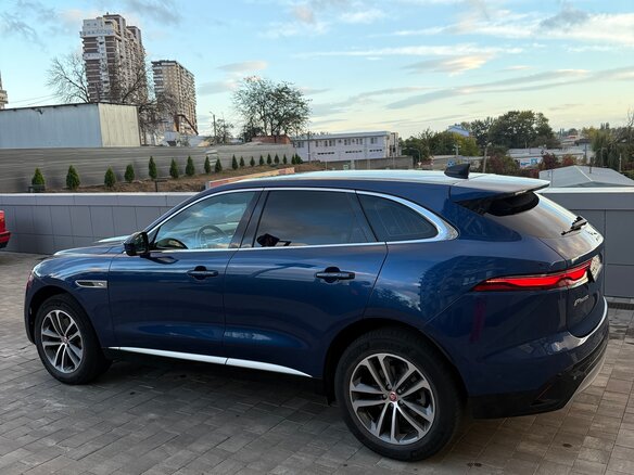 2021 Jaguar F-Pace I Рестайлинг, синий, 4300000 рублей - вид 14