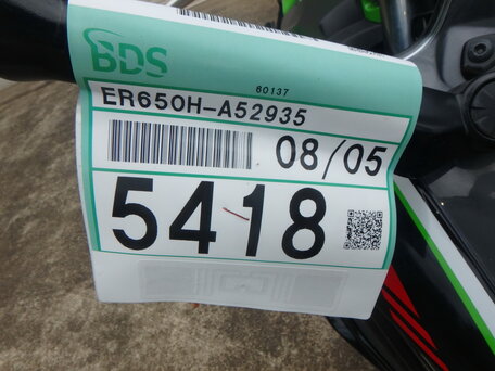 2022 Kawasaki Ninja 650, зелёный, 850000 рублей, вид 2