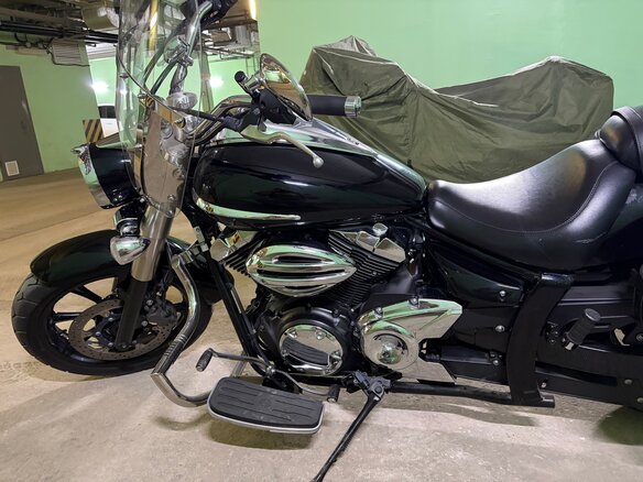 2011 Yamaha XVS950, чёрный - вид 20