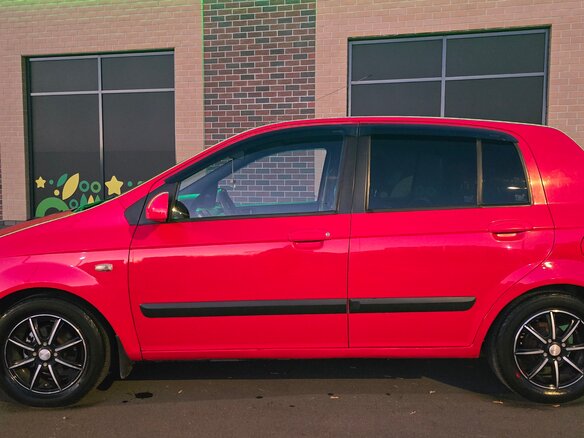 2003 Hyundai Getz I, красный, 375000 рублей - вид 9