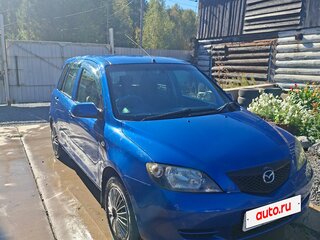 2002 Mazda Demio II (DY), синий, 360000 рублей, вид 2