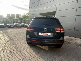 2020 Volkswagen Atlas I Рестайлинг, синий, 3750000 рублей, вид 4