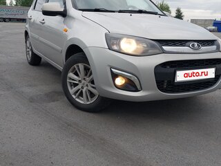 2014 Lada (ВАЗ) Kalina II, серебристый, 450000 рублей, вид 3