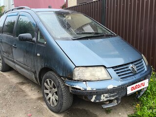 2001 Volkswagen Sharan I Рестайлинг, серый, 230000 рублей, вид 1