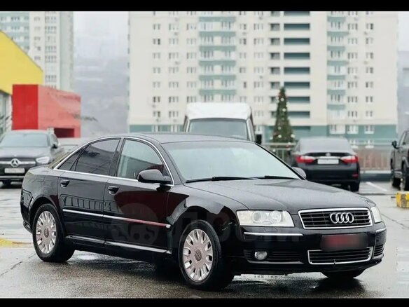 2004 Audi A8 II (D3), чёрный, 700000 рублей