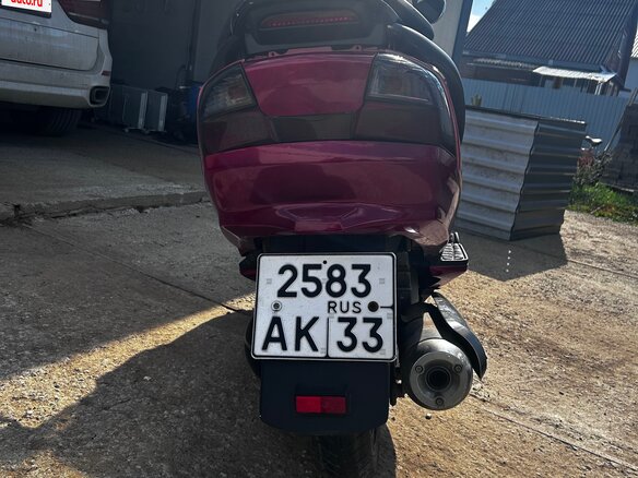 2007 Suzuki Burgman (SkyWave) 400, красный - вид 2