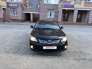 2011 Toyota Corolla X (E140, E150) Рестайлинг, чёрный, 1100000 рублей, вид 4
