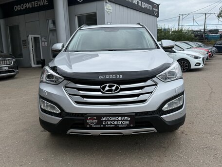 2014 Hyundai Santa Fe III, серый, 1890000 рублей, вид 4