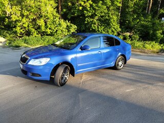 2009 Skoda Octavia II (A5) Рестайлинг, синий, 650000 рублей, вид 2