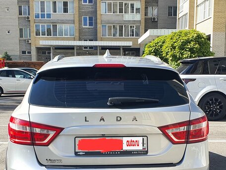 2020 Lada (ВАЗ) Vesta SW Cross I, серебристый, 950000 рублей, вид 4