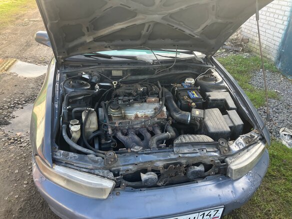 2001 Mitsubishi Galant VIII Рестайлинг, серый, 150000 рублей - вид 12