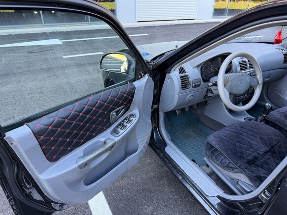 2008 Hyundai Accent ТагАЗ II, чёрный, 249000 рублей - вид 9