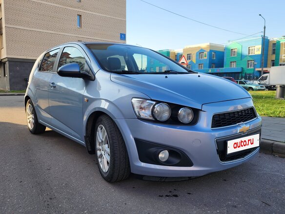 2012 Chevrolet Aveo II, голубой, 650000 рублей