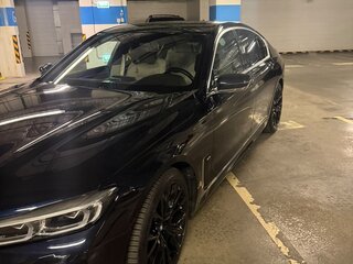 2021 BMW 7 серии 730d xDrive VI (G11/G12) Рестайлинг, чёрный, 7300000 рублей, вид 3