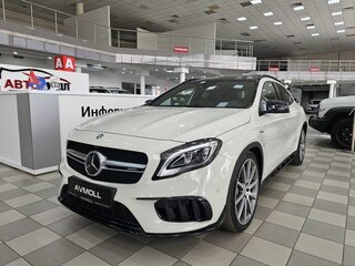 2017 Mercedes-Benz GLA AMG 45 AMG I (X156) Рестайлинг, белый, 3349000 рублей, вид 2