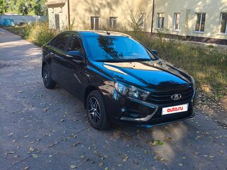 2016 Lada (ВАЗ) Vesta I, чёрный, 860000 рублей, вид 2