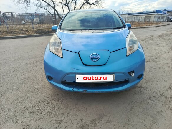2011 Nissan Leaf I (ZE0/AZE0), голубой - вид 5
