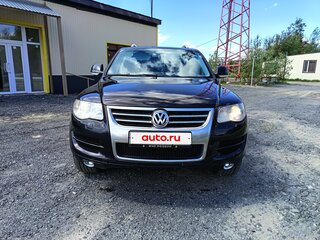 2008 Volkswagen Touareg I Рестайлинг, чёрный, 850000 рублей, вид 2
