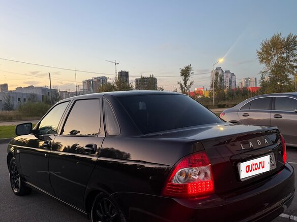 2017 Lada (ВАЗ) Priora I Рестайлинг, чёрный, 455000 рублей - вид 5