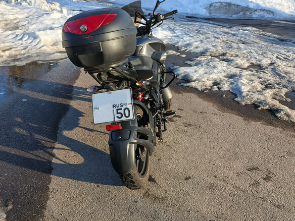 2022 Bajaj Pulsar NS 200, серый, 230000 рублей - вид 8