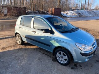 2007 Hyundai Getz I Рестайлинг, голубой, 430000 рублей, вид 3