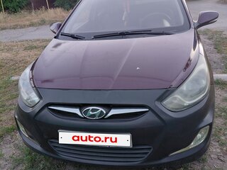 2011 Hyundai Solaris I, фиолетовый, 550000 рублей, вид 3