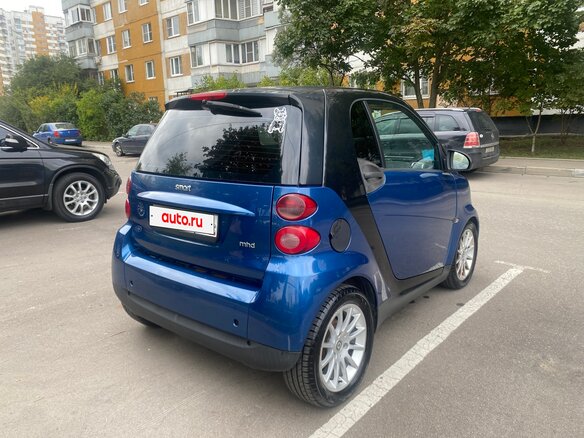 2010 Smart Fortwo II, чёрный - вид 3