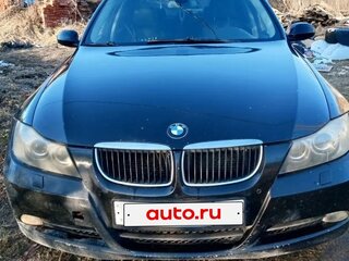 2007 BMW 3 серии 320i V (E90/E91/E92/E93), чёрный, 950000 рублей, вид 1